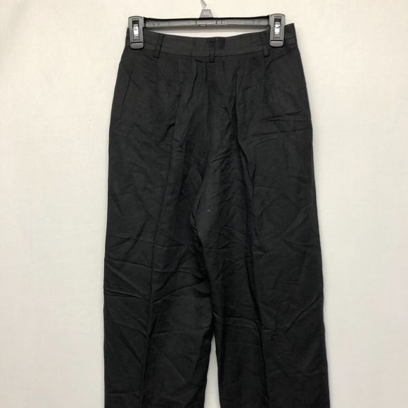 Vintage Isabel Ardee Women Pleated Trouser Dress Pants Size 6 Linen Blend M126 8 - Picture 15 of 16
